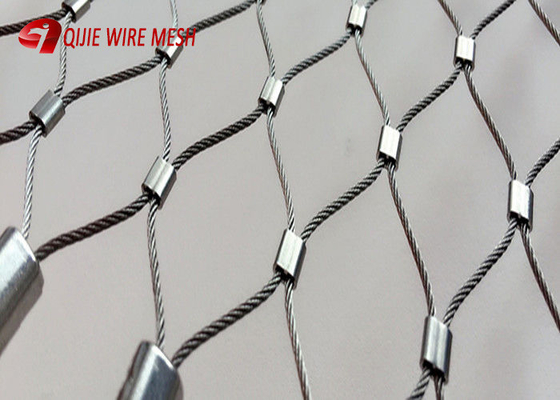 7x7 Bestand het Weer van Mesh Construction Metal Inox Cable van de roestvrij staalkabel