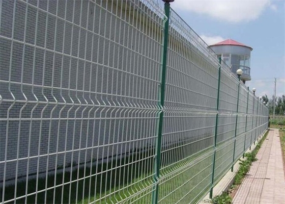 Pvc of Poeder die de Gebogen Gelaste Overgegaane Tuin Iso9001 met een laag bedekken van de Metaalomheining